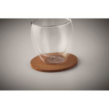 Sous-verres ronds en liege