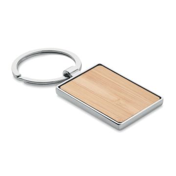 Goodies Porte-Clés Rectangle en Bambou