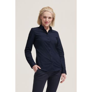 Chemise Femme à Floquer Stretch Manches Longues Sol's Blake Women