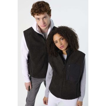 Bodywarmer sherpa unisexe Sol's Fury Bw à marquer