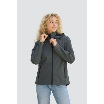 Veste capuche softshell à personnaliser Sol's race Hooded women