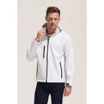 Softshell Floquée Homme à Capuche Sol's Replay Men