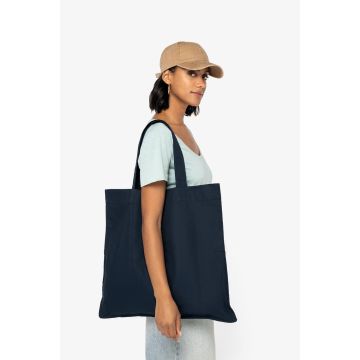 Long sac publicitaire shopping écoresponsable 54 x 49 cm en 310gr/m²