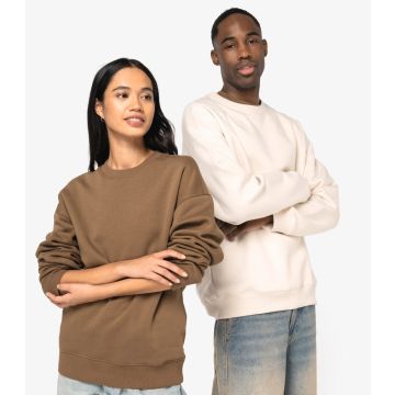 Pull publicitaire écoresponsable à col rond oversize unisexe