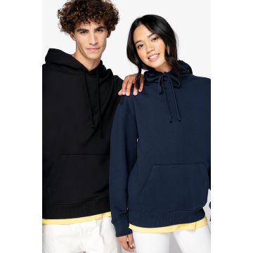 Sweat-shirt publicitaire écoresponsable à capuche à épaules tombantes French Terry unisexe