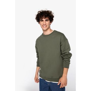 Sweat-shirt publicitaire écoresponsable à col rond oversize unisexe