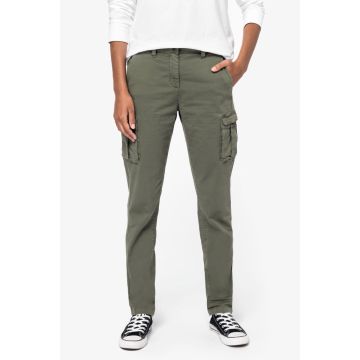 Pantalon publicitaire cargo écoresponsable délavé femme Native Spirit
