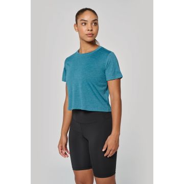 Crop top triblend femme