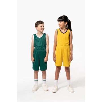 Maillot publicitaire de basket-ball enfant