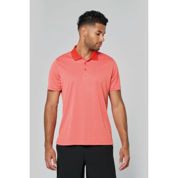 Polo à broder Chiné Manches Courtes Adulte