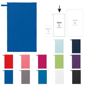 Serviette sport microfibre taille L - 50 x 100 cm