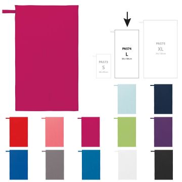 Serviette sport microfibre taille L - 50 x 100 cm