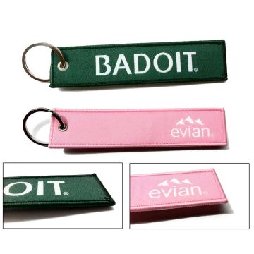 Porte-clés publicitaire Tissé, Porte-clés flamme