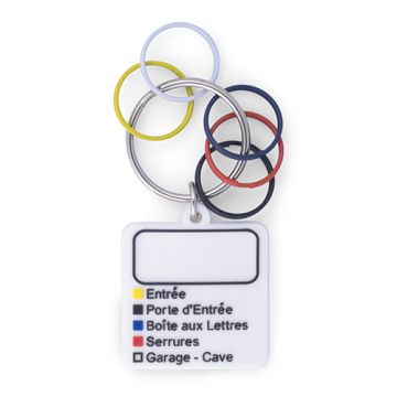Porte-Clés PVC Immobilier pour Entreprises