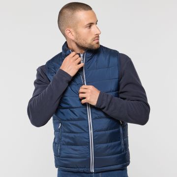Bodywarmer tendance homme City publicitaire