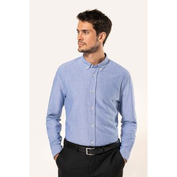 Chemise à broder Oxford Manches Longues Homme
