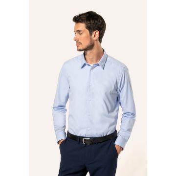 Chemise à broder Popeline Manches Longues Homme