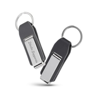 Porte-Clés métal élégant à graver support de téléphone