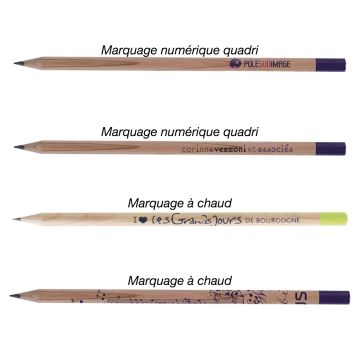 Crayon Bois Prestige Naturel avec Tête Trempée
