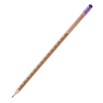 Crayon Bois Prestige Naturel avec Gomme sans Vernis