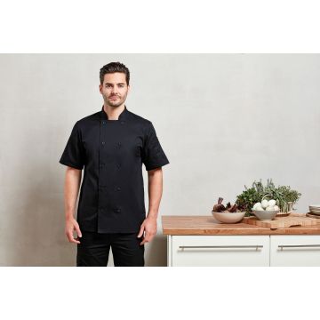Veste Publicitaire de Cuisinier Manches Courtes Unisexe