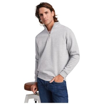 Pull à marquer zippé Aneto fermeture quart de zip