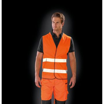 Gilet de Sécurité Haute visibilité en zone travail à personnaliser