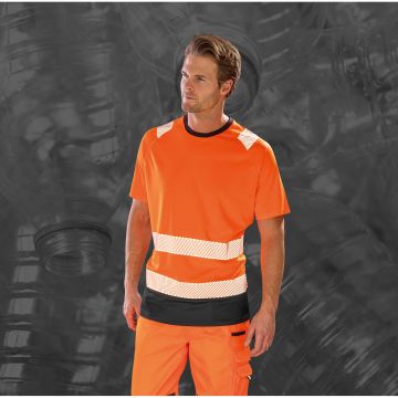 T-Shirt à marquer de Sécurité Recyclé