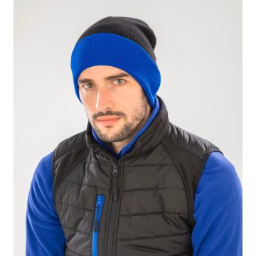 Bonnet publicitaire classique en fil provenant de bouteilles en plastique recyclées
