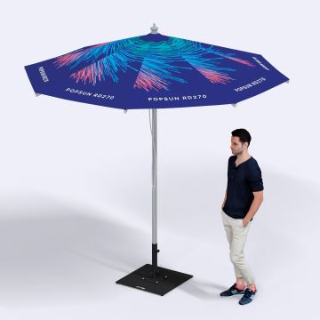 Parasol de Terrasse rond de diamètre 2,70 m personnalisable