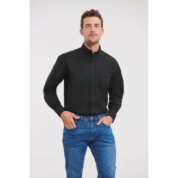 Chemise à broder Oxford Homme Manches Longues