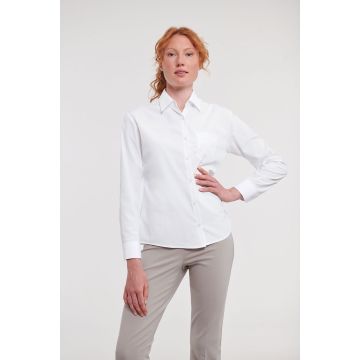 Chemise à broder en Popeline Femme Manches Longues