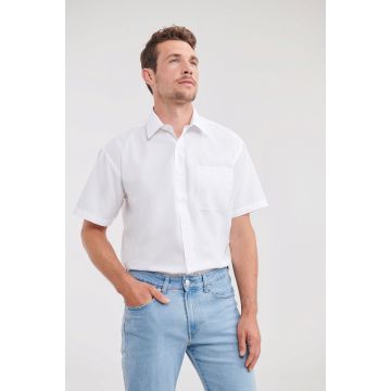 Chemise à broder en Popeline Homme Manches Courtes