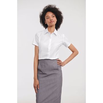 Chemise à broder Femme Manche Courtes à Chevrons