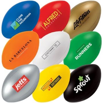 Antistress avec logo ballon de rugby