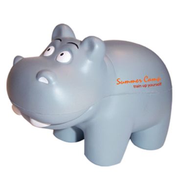 Antistress avec logo hippopotame