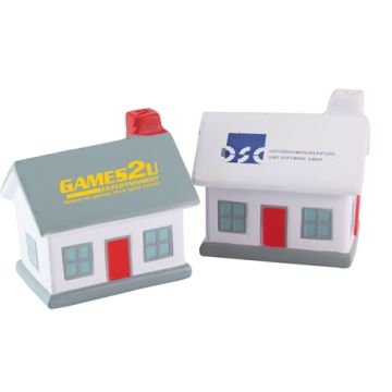 Anti stress à personnaliser Maison avec cheminée