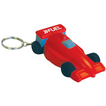 Anti-stress avec logo Porte-clé voiture de course