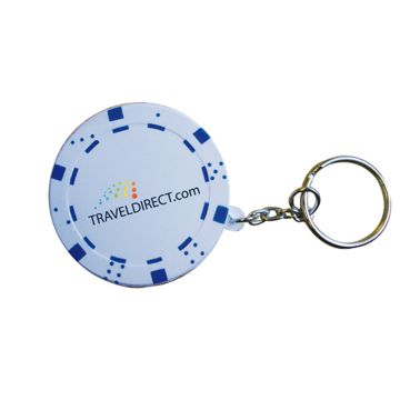Anti-stress avec logo Porte-clé jeton de poker