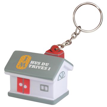 Anti-stress avec logo Porte-clé maison
