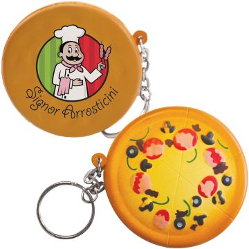 Anti-stress avec logo Porte-clé pizza