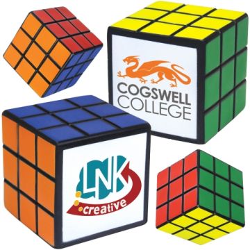Anti-stress Personnalisable Cube puzzle