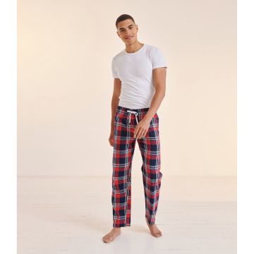 Pantalon d'entreprise publicitaire homme à motif tartan