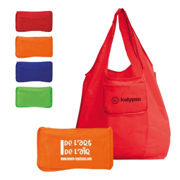 Sac Shopping Repliable Personnalisé en Polyester 190T