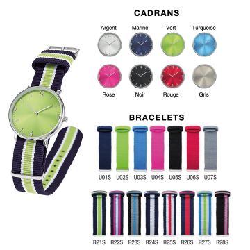 Montre Spectre Ronde Personnalisable