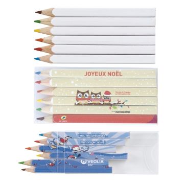 Set de 6 Mini Crayons de Couleur