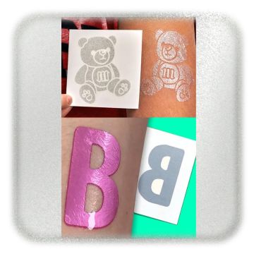 Tatouage éphémère avec effet métallisé