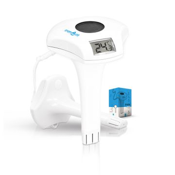Thermomètre de piscine à recharge solaire