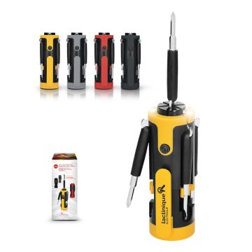 Outils Multifonction Publicitaire - Tournevis 6 Têtes + Torche