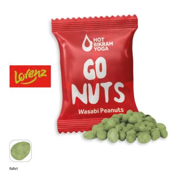 Sachet de cacahuètes grillées Wasabi Crispers de Lorenz